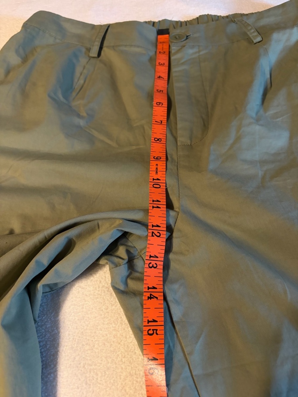 New Dizzy Lizzy Olive Straight Chino Trousers 100% COTTON - Picture 7 of 8